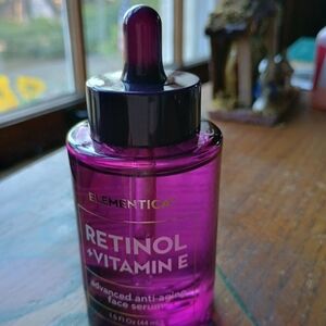 New Elementica Retinol Vitamin E Advanced Aging Face Serum 1.5 FL oz